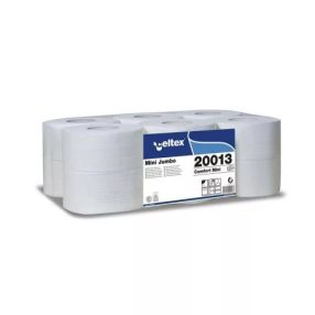   Celtex Mini toalettpapír 2 réteg, cellulóz, 130m, 9,2x18cm, 12 tekercs/zsugor