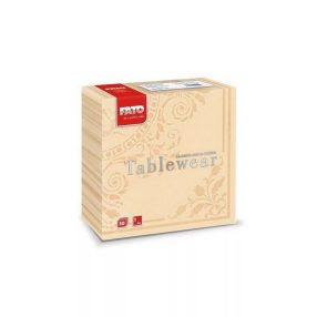   Szalvéta Airlaid textilhatású 40x40 Párizs pezsgő 50lap/csom.
