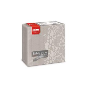 Szalvéta Airlaid textilhatású 40x40 50lap galamb szürke
