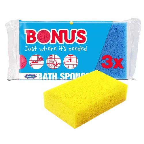 Bonus fürdőszivacs 3db/csom.