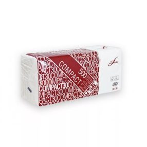 Szalvéta Infibra Compact 1rtg. fehér 30x30cm 500lap/csom