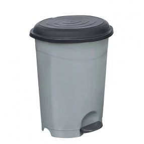 Pedálos szemetes műanyag kivehető kosárral 12l