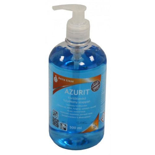 Azurit fertőtlenítő hatású folyékony szappan 500ml pumpás