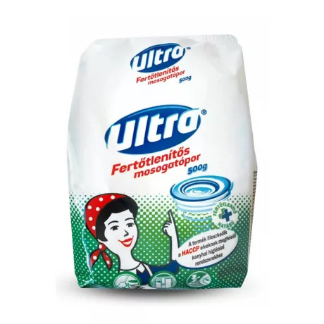 Ultra fertőtlenítős mosogatópor 500g